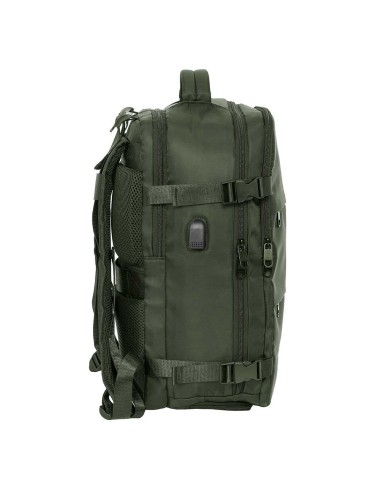 MOCHILA VIAJE CABINA PORTATIL 15,6'' SAFTA "VERDE" Mochil...