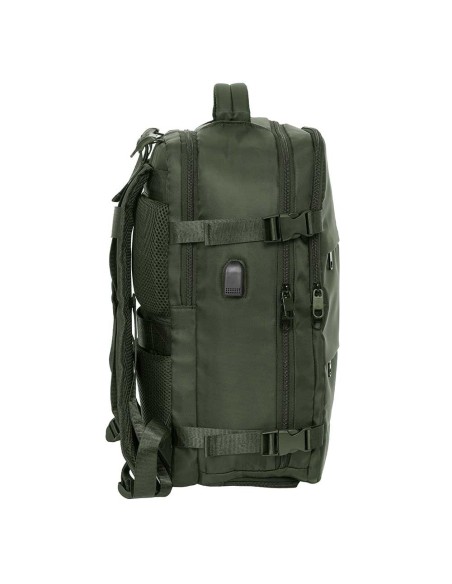 MOCHILA VIAJE CABINA PORTATIL 15,6'' SAFTA "VERDE" Mochil...