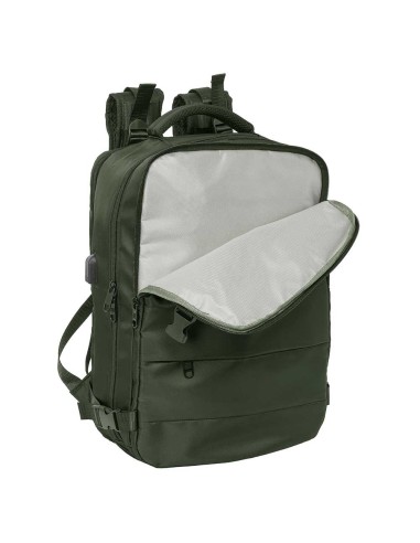 MOCHILA VIAJE CABINA PORTATIL 15,6'' SAFTA "VERDE" Mochil...