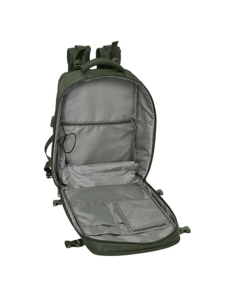 MOCHILA VIAJE CABINA PORTATIL 15,6'' SAFTA "VERDE" Mochil...