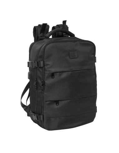 MOCHILA VIAJE CABINA PORTATIL 15,6'' SAFTA "NEGRO" Mochil...