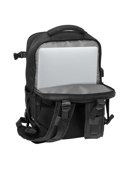 MOCHILA VIAJE CABINA PORTATIL 15,6'' SAFTA "NEGRO" Mochil...