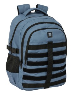 MOCHILA CROSS DOBLE SAFTA GRAFITO Mochilas de Viaje | Fraber