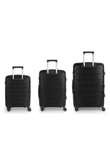 Set 3 Maletas C22-M-L Gabol Origami Negro Juego de Maleta...