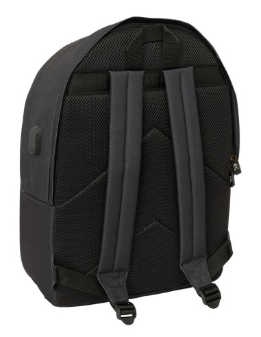 MOCHILA DOBLE PARA PORTATIL 15,6"+USB HARPER & NEYER "BLA...