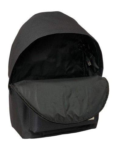MOCHILA DOBLE PARA PORTATIL 15,6"+USB HARPER & NEYER "BLA...