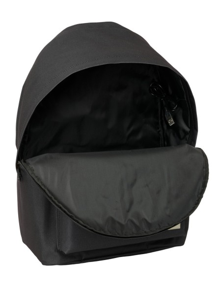 MOCHILA DOBLE PARA PORTATIL 15,6"+USB HARPER & NEYER "BLA...