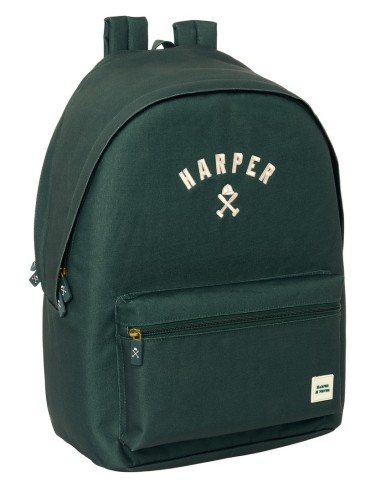 MOCHILA DOBLE PARA PORTATIL 15,6"+USB HARPER & NEYER "GRE...