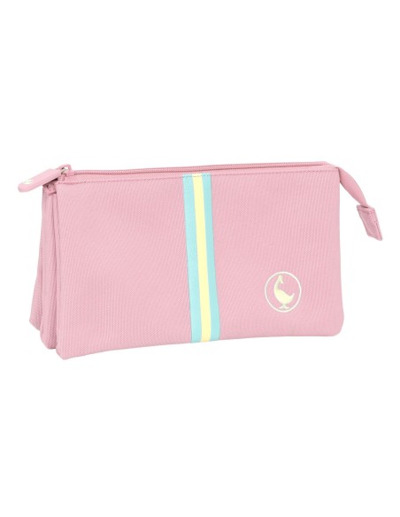 PORTATODO TRIPLE EL GANSO BASICS "PINK" Portatodo Estuche...