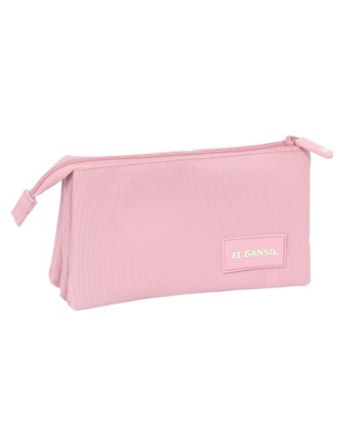 PORTATODO TRIPLE EL GANSO BASICS "PINK" Portatodo Estuche...