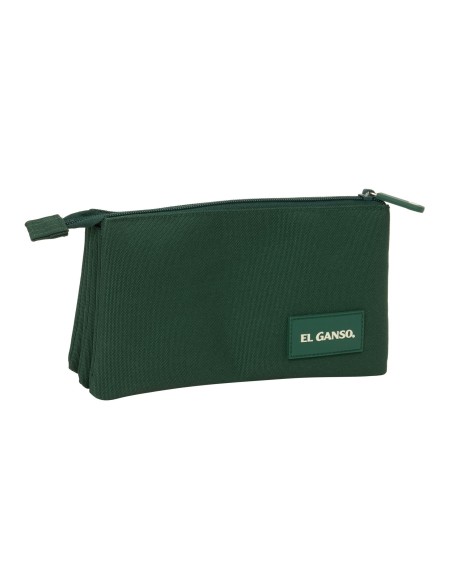 PORTATODO TRIPLE EL GANSO BASICS "GREEN" Portatodo Estuch...