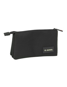 PORTATODO TRIPLE EL GANSO BASICS "BLACK" Portatodo Estuch... 2