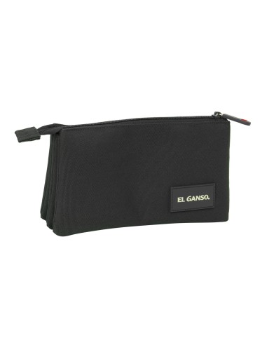 PORTATODO TRIPLE EL GANSO BASICS "BLACK" Portatodo Estuch...