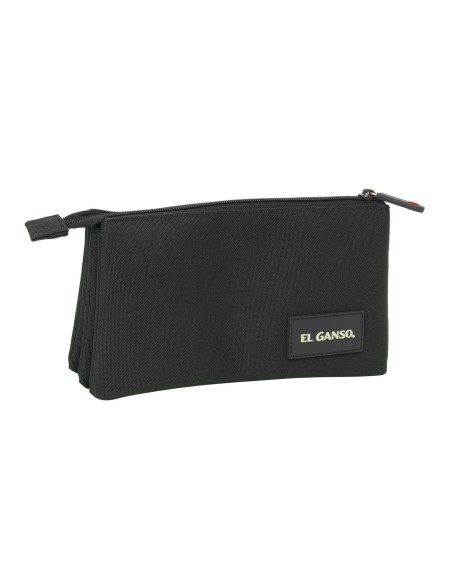 PORTATODO TRIPLE EL GANSO BASICS "BLACK" Portatodo Estuch...