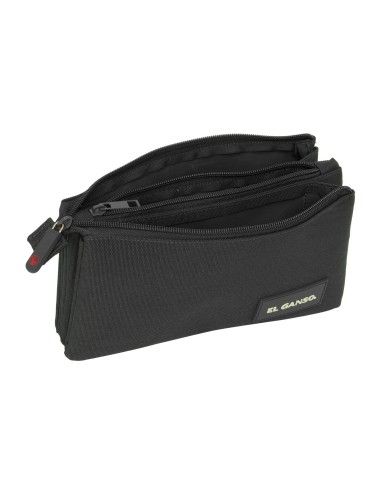 PORTATODO TRIPLE EL GANSO BASICS "BLACK" Portatodo Estuch...