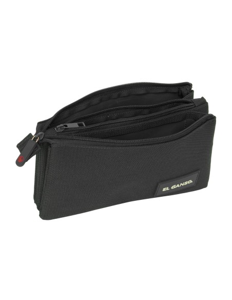 PORTATODO TRIPLE EL GANSO BASICS "BLACK" Portatodo Estuch...