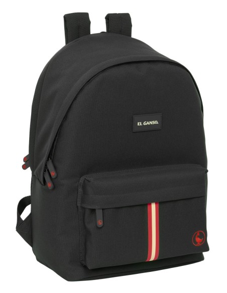 MOCHILA DOBLE PARA PORTATIL 15,6"+USB EL GANSO BASICS "BL...