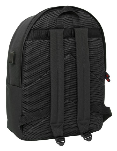 MOCHILA DOBLE PARA PORTATIL 15,6"+USB EL GANSO BASICS "BL...