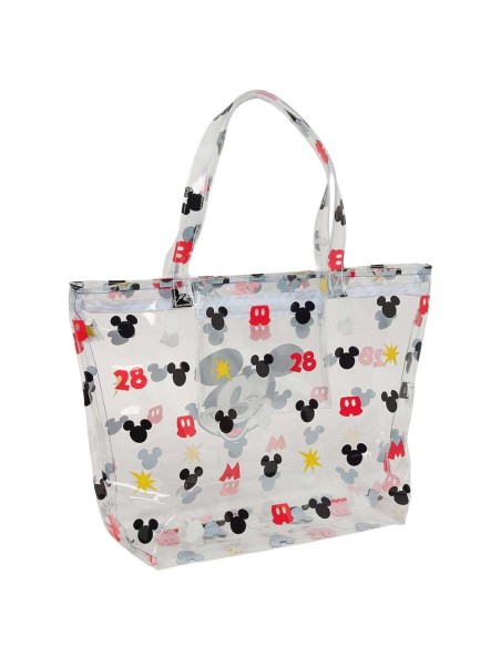 BOLSO SHOPPING CON CREMALLERA MICKEY MOUSE "BEACH" Bolsos...