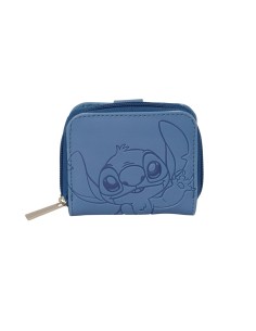 MONEDERO BILLETERA STITCH "BLUE"