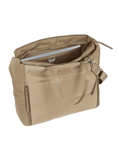 BOLSO CON BOLSILLO PARA PORTATIL 14,1'' MOOS CAPSULA ACOL...