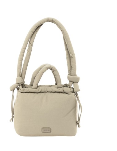 BOLSO MOOS CAPSULA ACOLCHADO "BEIGE CLARO"
