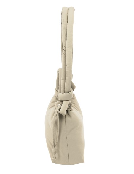 BOLSO MOOS CAPSULA ACOLCHADO "BEIGE CLARO"