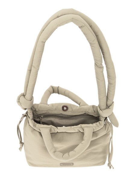 BOLSO MOOS CAPSULA ACOLCHADO "BEIGE CLARO"