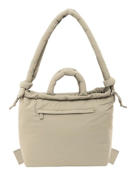 BOLSO MOCHILA MOOS CAPSULA ACOLCHADO "BEIGE CLARO"