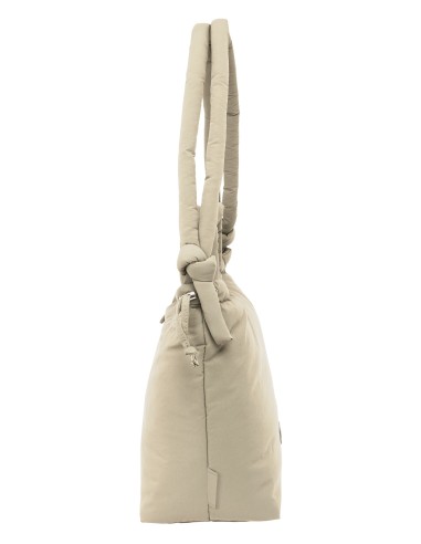 BOLSO MOCHILA MOOS CAPSULA ACOLCHADO "BEIGE CLARO"