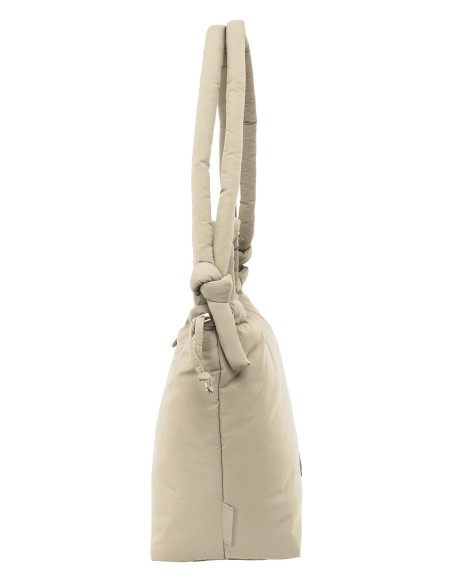 BOLSO MOCHILA MOOS CAPSULA ACOLCHADO "BEIGE CLARO"
