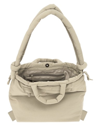 BOLSO MOCHILA MOOS CAPSULA ACOLCHADO "BEIGE CLARO"
