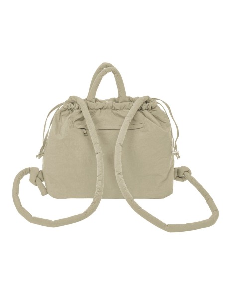 BOLSO MOCHILA MOOS CAPSULA ACOLCHADO "BEIGE CLARO"