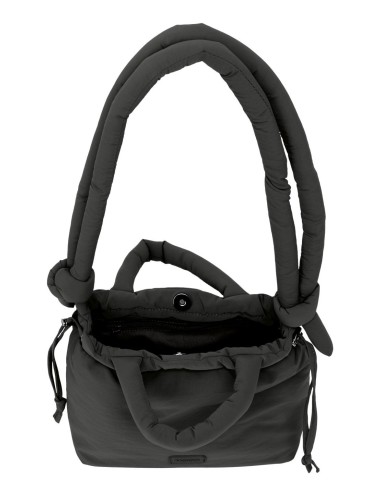 BOLSO MOOS CAPSULA ACOLCHADO "NEGRO" Bolsos Mujer | Fraber