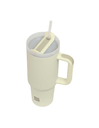 VASO TERMO CON PAJITA SAFTA "BLANCO"