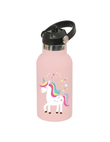 BOTELLA TERMO 350ML SAFTA INFANTIL "UNICORNIO ROSA"