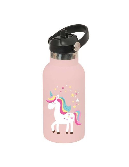 BOTELLA TERMO 350ML SAFTA INFANTIL "UNICORNIO ROSA"