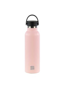 BOTELLA TERMO EXTERIOR GOMA 600ml SAFTA "ROSA" Botella Ac...