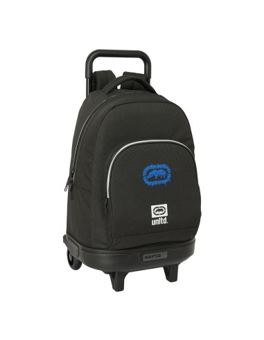 MOCHILA GDE. C/RUEDAS COMPACT EXTRAIBLE ECKO UNLTD. "WORL...