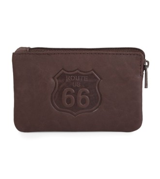 MONEDERO ROUTE 66 NEBRASKA MARRóN
