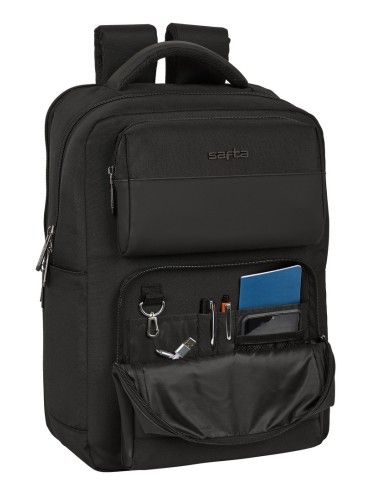 MOCHILA 2 BOLSILLOS PORTATIL 15,6''+USB SAFTA BUSINESS "B...