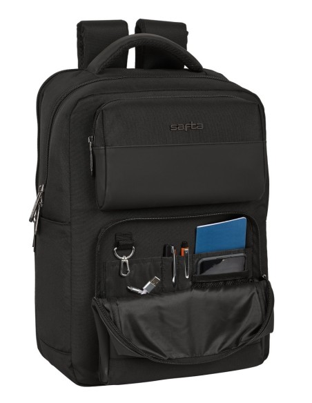 MOCHILA 2 BOLSILLOS PORTATIL 15,6''+USB SAFTA BUSINESS "B...