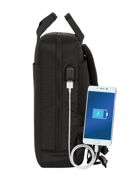 MOCHILA PARA PORTATIL 13,3''+USB SAFTA BUSINESS "BLACK" M...