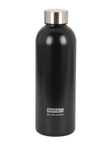 BOTELLA TERMO ACERO INOXIDABLE 500ml SAFTA BUSINESS "BLAC...