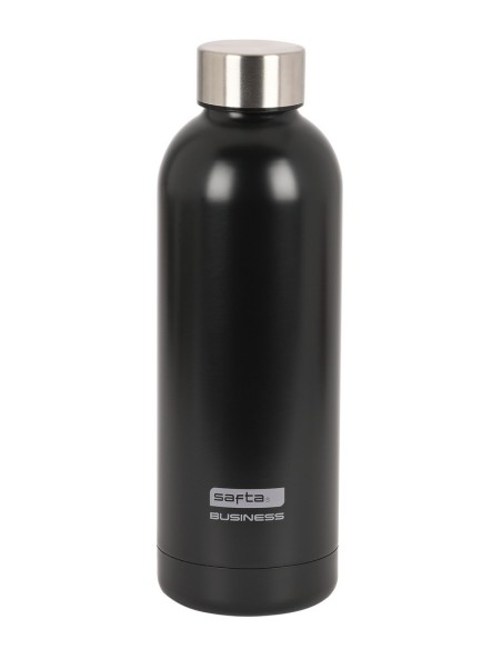 BOTELLA TERMO ACERO INOXIDABLE 500ml SAFTA BUSINESS "BLAC...
