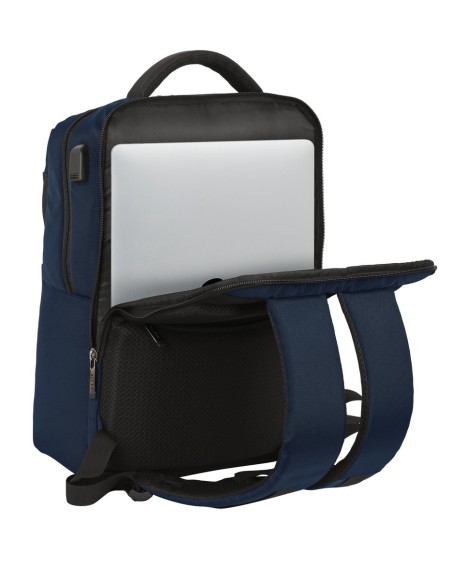 MOCHILA 2 BOLSILLOS PORTATIL 15,6''+USB SAFTA BUSINESS "D...