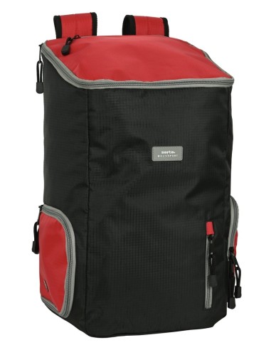 MOCHILA MULTISPORTS PARA PORTATIL 13,3" SAFTA "BLACK-RED"...