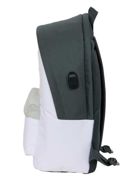 MOCHILA DOBLE PARA PORTATIL 15,6"+USB REAL MADRID EQUIP. ...