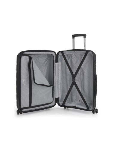 Maleta Trolley Mediano Gabol Origami Negro Maletas Median...