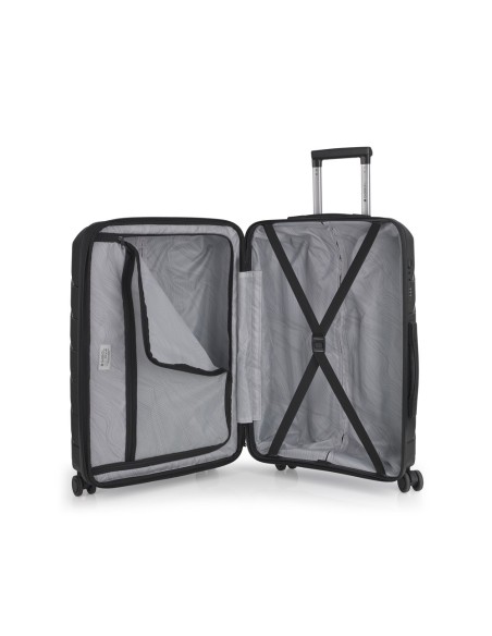 Maleta Trolley Mediano Gabol Origami Negro Maletas Median...